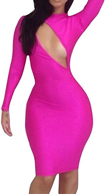 side cut out bodycon dress