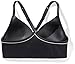 Mae Women's Longline Lounge Light Support Bralette (for A-C Cups), Black, Large