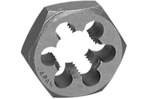 Century Drill & Tool, 95620, 14X1.25, Hex Die, Precision Cut External Threads, High Carbon Alloy Steel