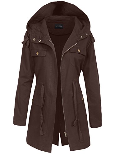 J. LOVNY Women's Versatile Military Anorak Jacket