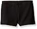 Jacques Moret Big Girls' Gymnastics Micro Short, Black Solid, Medium