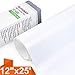 25Ft White Iron on HTV Heat Transfer Vinyl Rolls for T-Shirts, 12In by 25Ft