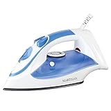 MARTISAN Steam Iron for Clothes, Non-Stick Soleplate Iron, Variable Temperature and Steam Control, Self-Cleaning Function, Blue