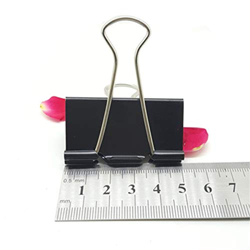 Binder Clips 2-Inch Extra Large Paper Clamps, 24 Pack (2“- Black)