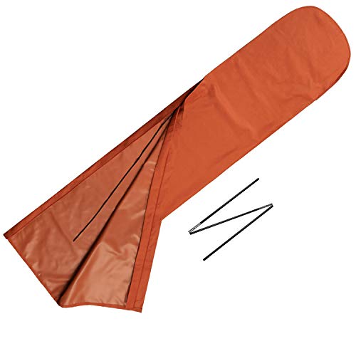 anndora Schutzhülle Husse für Sonnenschirm 4 x 4 m - Terracotta – Bild 4