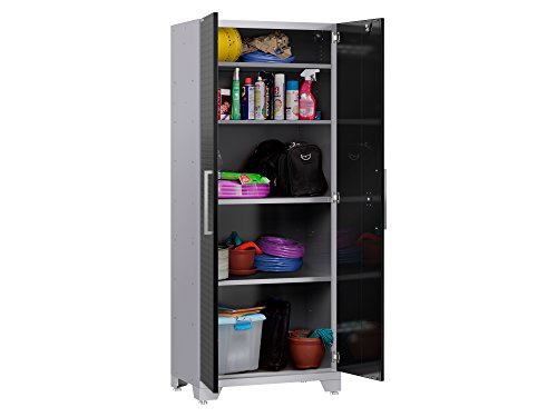 NewAge Products 55578 Performance 2.0 10Piece Cabinetry Set with Stainless Steel Worktop - Diamond Plate Black,, Diamond Plated Black - Thumbnail 4