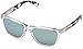Oakley OO9013 Frogskins Square Sunglasses, Clear/Emerald Iridium, 55 mm