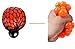 Nextnol 4Pcs Mesh Squishy Ball Rubber Stress Relief Squeezing Soft Rubber Vent Grape Ball Hand Wrist Toy Vent Toy(Red, Orange, Blue Green)