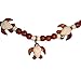 Zero Gravity Hawaii Hawaiian Sea Turtle Honu Koa Wood and Bone Necklace