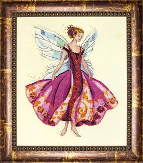 Mirabilia January's Garnet Fairy Counted Cross Stitch Chart