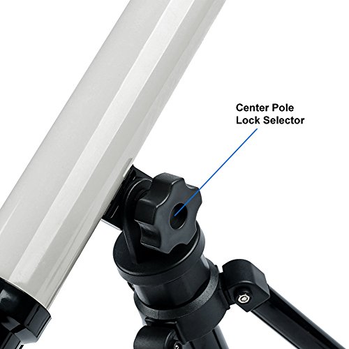 Telescope for kids , TAISHAN Nature Exploration Toys Educational Kids Science Telescope Plastic Toy for Beginners 3 Magnification Eyepieces and Tripod Easy to Use (gray)