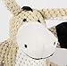 goDog Checkers Donkey With Chew Guard Technology Tough Plush Dog Toy, Tan, Small