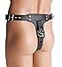 Strict Leather Premium Locking Leather Cock Ring and Butt Plug Harness