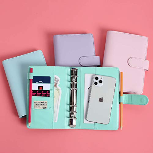 A5 PU Leather Notebook Binder, Refillable A5 Inner Filler Papers