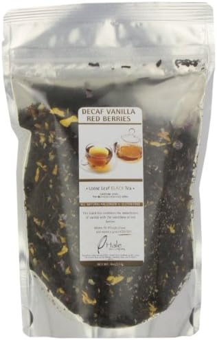 Hale Tea Black Tea, Decaf Vanilla Red Berries, 4-Ounce