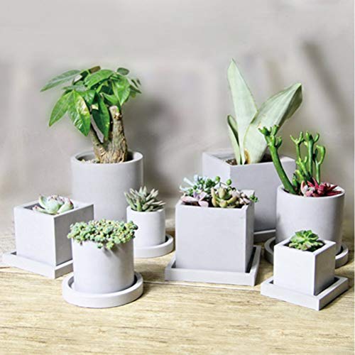 Cylinder Epoxy Resin Silicone Molds - DIY Pen Holder Mold & Circular Silicone Coaster Molds Set, Clear Flower Pot Moulds for Casting Succulent Plants Pot and Many Other Art Craft, Sold by MeiMeiDa - Thumbnail 7