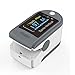 Santamedical Generation 2 SM-165 Fingertip Pulse Oximeter Oximetry Blood Oxygen Saturation Monitor with carrying case, batteries and lanyard