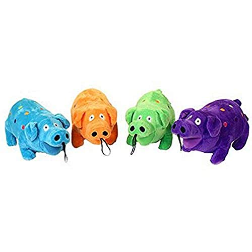 Multipet Plush Polka Dot Goblet Pig That Grunts, 9-Inch - //coolthings.us