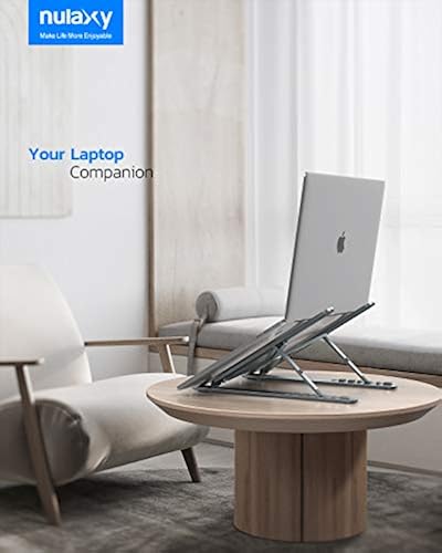 Nulaxy Laptop Stand, Portable Computer Laptop Mount, Aluminum