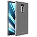 FINON Clear Perfect Body Model [ TPU Bumpers/PC ] for Xperia 1 (2019) Case with Hybrid Protective Clear and Impact Resistance - Clear