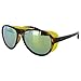 Vuarnet Extreme Unisex VE 7008 Oval Polarized Aviator Sunglasses, Turtle