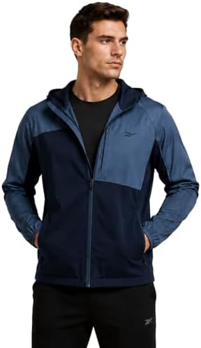 Cottonhood Men's Pullover Windbreaker - Reflective Anorak Jacket