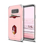 FYY Galaxy S8 Plus Case, Hybrid Dual Layer Protective Card Case for Samsung Galaxy S8 Plus Rose Gold
