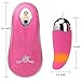 ROWAWA 12 Speed Remote Control Vibrator Waterproof Vibrating Egg Build in Led Light, Pink, 5.3 Ounce