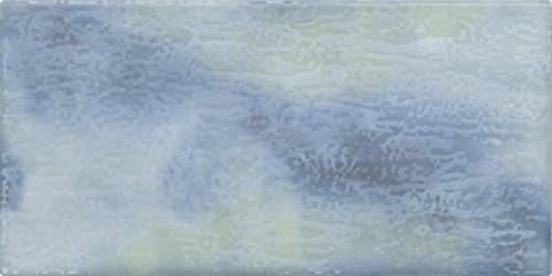 4x8 Blue Subway Brick Polished Ceramic Tiles for Kitchen Backsplash, Shower Walls, Bathroom Floors,YGD1020E-3