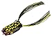 BOOYAH Poppin' Pad Crasher Topwater Bass Fishing Hollow Body Frog Lure with Weedless Hooks, Dart Frog