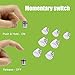Metal Push Button Switch, Momentary ON/Off Starter Switch for 12mm 1/2