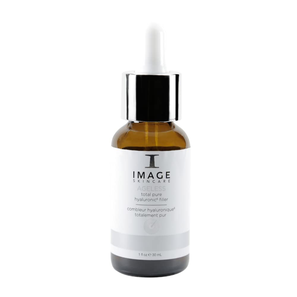 IMAGE Skincare, AGELESS Total Pure Hyaluronic 6 Filler, Facial Hydration Serum, Fill in Look of Fine Lines and Smooth Appearance of Wrinkles, 30 mL