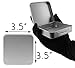 Large Square Metal Hinged Tins (12-Pack); 3.5 x 3.5 x .75 Inches, Silver Boxes for Mints, Candies, Favors, Game Pieces, Geocaching & More