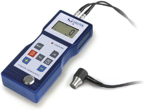 Reliable Ultrasonic thickness gauge for every day: light, easy, precise [Sauter TB 200-0.1US] External sensor for difficult-to-access measurements