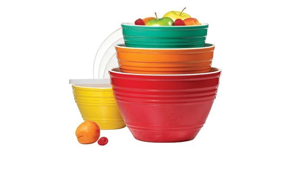4 Piece Melamine Bowl Set With Lids - 4 Sizes by Costco ...