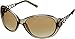 GUESS Women's 6510 Round Sunglasses,Grey Frame/Gradient Dark Brown Lens,one size