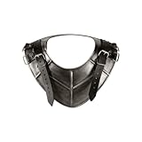 Armor Venue Dark Drake Gorget - Medieval Neck Armor One Size Fit All - Silver Armour