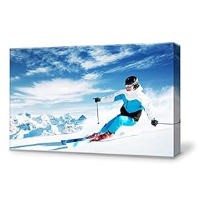 Canvas Wall Art for Living Room,Bedroom Home Artwork Paintings Snowboarding Ready to Hang - 12x18 inches