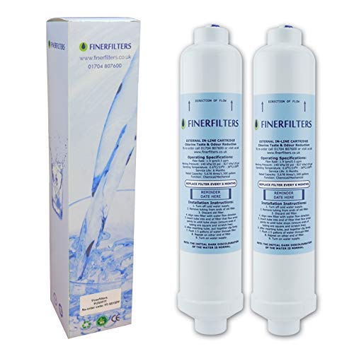 2 x Finerfilters Compatible Pushfit Fridge Water Filters
