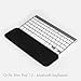 Grifiti Slim Pad 12 Smooth Surface Poron Black, Reversible Wrist Rest for Apple® Wireless Keyboard with Bluetooth