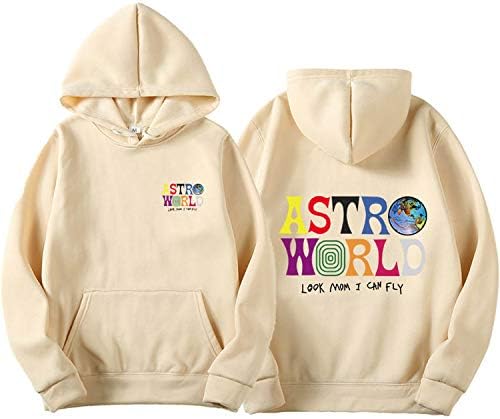 ASTROWORLD Look Mom I Can Fly Hoodie Travis Scott Astroworld Hoodie Print Men's Hip Hop Pullover Sweatshirt