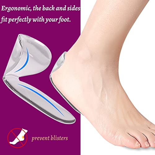 2 Pairs Heel Grips Cushion Inserts for Women Shoes, Heel Pads for Shoes