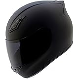 Duke Helmets DK-120 Full Face Motorcycle Helmet, Medium, Matte Black