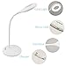 KUWAN LED Desk Lamp Dimmable Touch Sensor Lamp Eye Care Lamp Light with Adjustable Flexible Gooseneck Rechargeable USB Charging Port for Home Kids Students Teen Reading