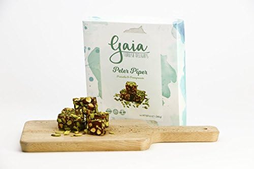 Gaia Turkish Delights (Pomegranate and Pistachio) Peter Piper Healthy Snacks Candy Desserts