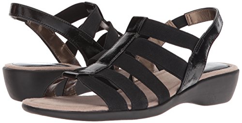 LifeStride Womens Tania Black Sandals Size 6 (530071) for sale online | eBay
