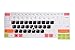 Keyboard Cover for Thinkpad L14 & L14 Gen 2, T14 & T14 Gen 2 T14s T480 T480S T490 T490s T495 T495s E490 E495, Thinkpad P14s P43s, Thinkpad X1 Carbon 8th & 7th, Thinkpad X1 Extreme Gen - White Black