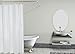 DeLaine's Shower Curtain Liner – No Odors, Heavy Duty PEVA, Magnets to Prevent Billowing, Machine Washable, 72”x72