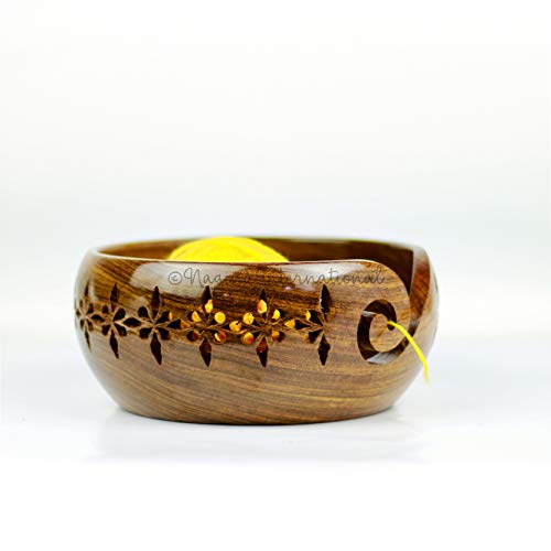 3 Nagina+International+Rosewood+Knitting+Accessories