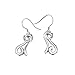 Cat Earrings Gifts for Women Sterling Silver Cute Animals Filigree Cats Dangle Earrings Jewelry Gifts for Girls